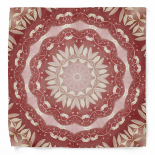 Pink Decorative Holiday Bandana