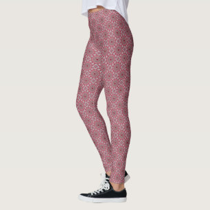 Pink Decorative Holiday Legging