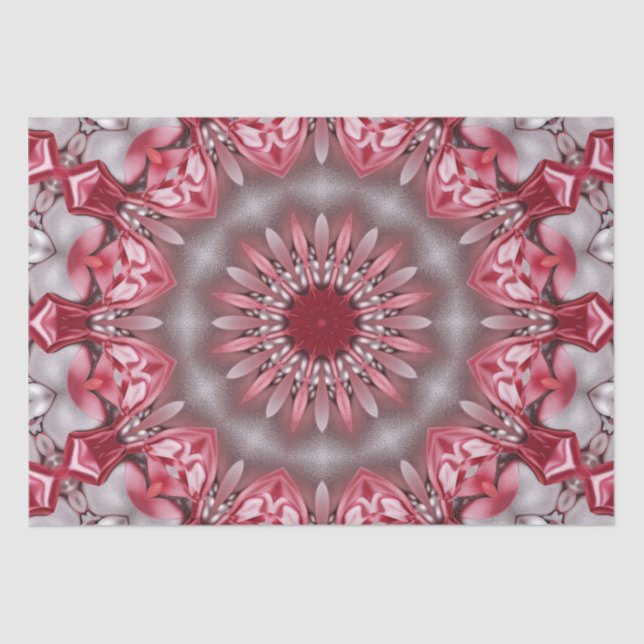 Pink Decorative Holiday Tissue Paper (Front)