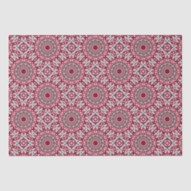 Pink Decorative Holiday Tissue Paper (Front)