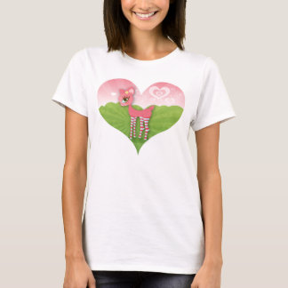 Pink Deerie Heart Tee