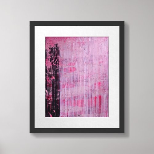 Pink Delight A Gel Print Abstract