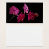 Pink Dendrobium Orchid on Black - Customized (Front & Back)