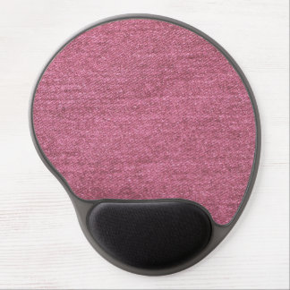 pink denim gel mouse pad