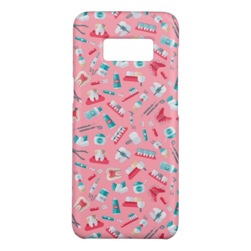 Pink Dental Pattern Case_Mate Samsung Galaxy S8 Case