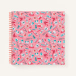 Pink Dental Pattern Notebook