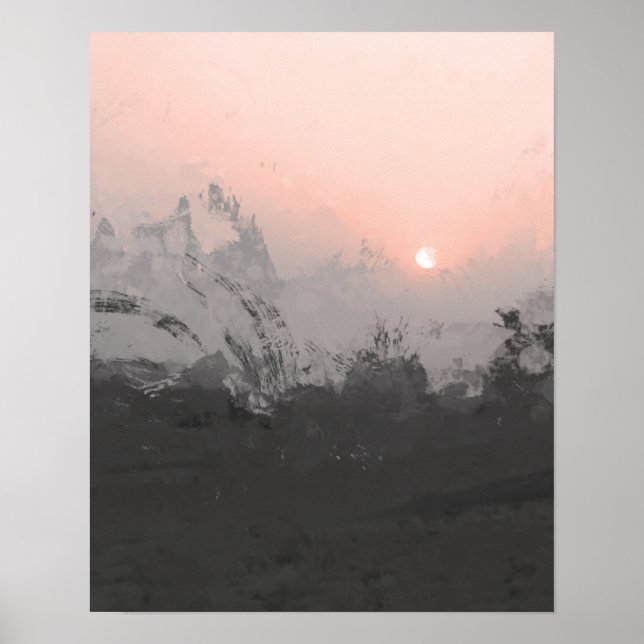 Pink Desert Sunset | Photography print (Front)