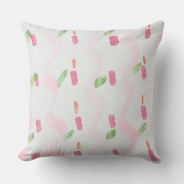 Pink Designer Pillow (Front)