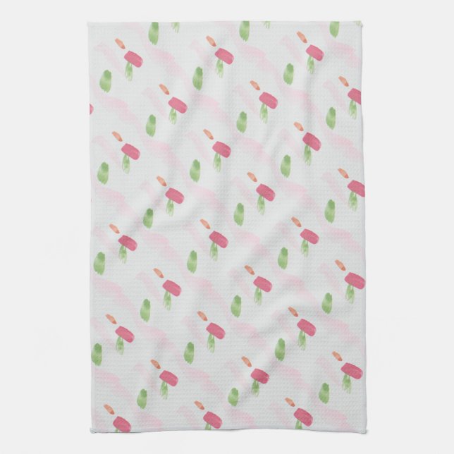 Pink Designer Towel (Vertical)