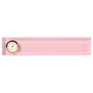 Pink Desk Name Plate