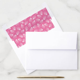 Pink Dia de los Muertos Skeleton Hands Pattern Envelope Liner
