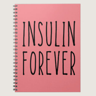 Pink diabetes notebook
