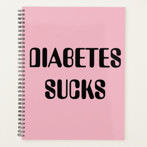 Pink diabetes planner