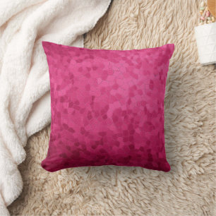 Pink Diagonal Design Throw Pillow