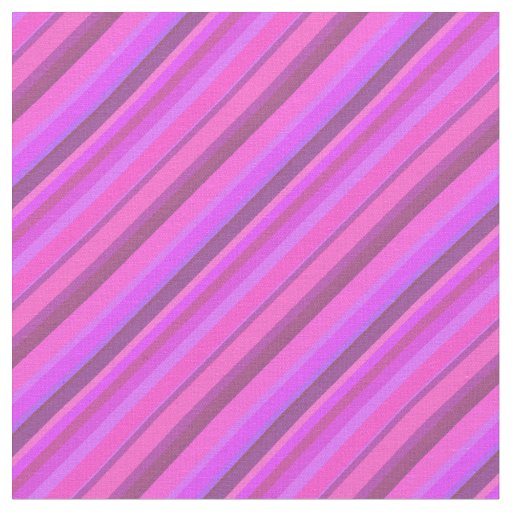 Pink diagonal stripes fabric
