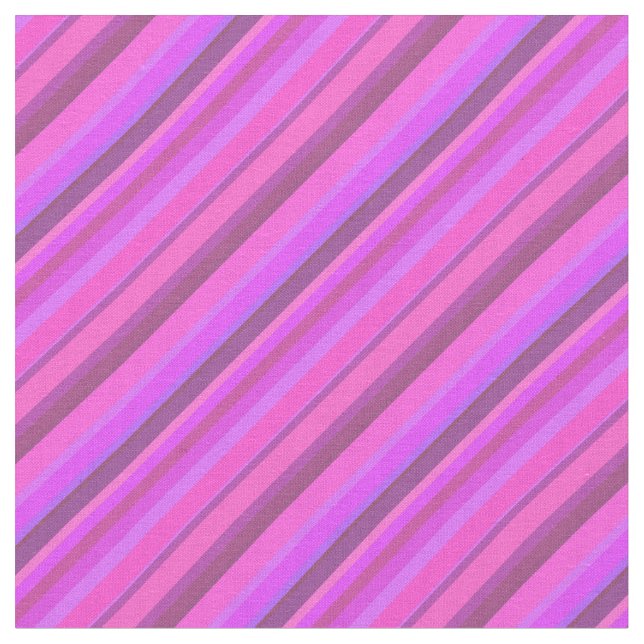 Pink diagonal stripes fabric (Close Up)