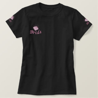 Pink Diamond Bride Embroidered Shirt