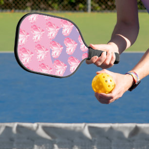 Pink Diamond Heart Pattern  – Cute & Stylish Pickleball Paddle