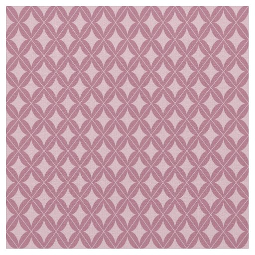 Pink Diamond shaped design Fabric