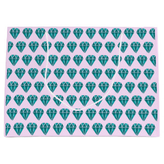 Pink Diamond Spark Large Gift Bag