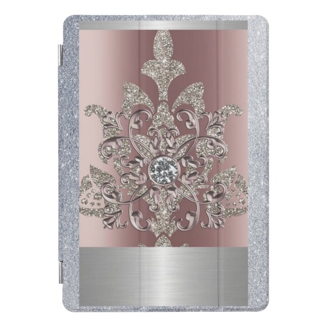 "Pink Diamond Sparkle" iPad Pro Cover (Front)