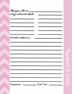 recipe sheets gifts on zazzle
