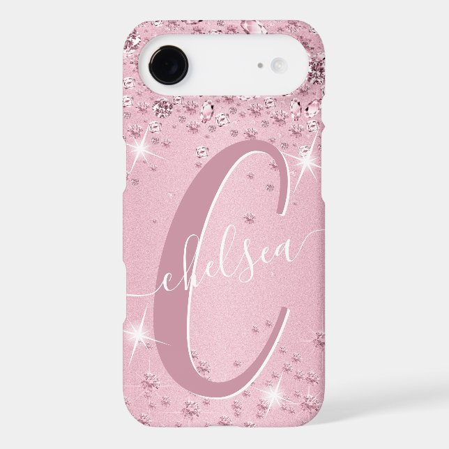 Pink Diamonds - Personalized  Case-Mate iPhone Case (Back)