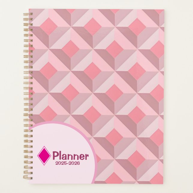 Pink Diamonds Planner (Front)