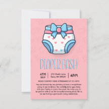 Pink Diaper Bash Baby Shower