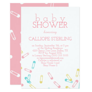 diaper shower invitation