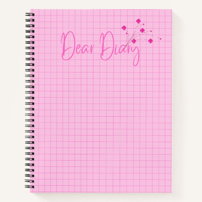 Pink Diary Notebook (Front)