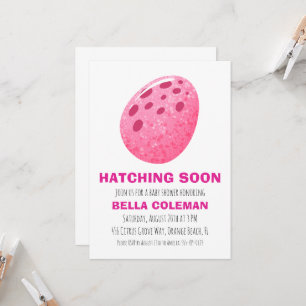 pink dinosaur baby shower invitations