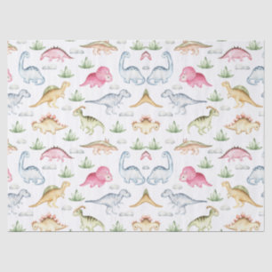 Pink Dinosaur Birthday Party, Girls Dinosaur party Tissue Paper