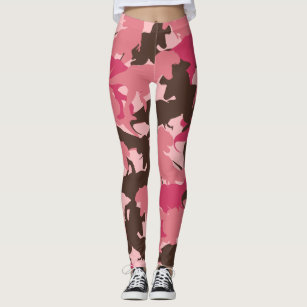 Merahans Pink Dinosaurs Pattern Womens Printed Yoga Pants High Waisted Workout Leggings 