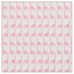 Pink Dinosaur Fabric