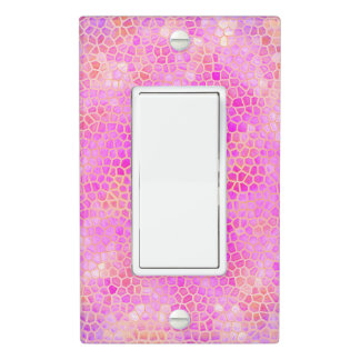 Pink Dinosaur Hide Light Switch Cover