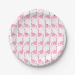 Pink Dinosaur Plates