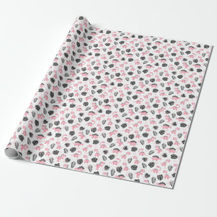 Pink Dinosaurs: Cute Kids Pattern. Wrapping Paper