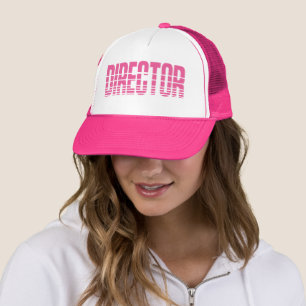 Pink Director Trucker Hat