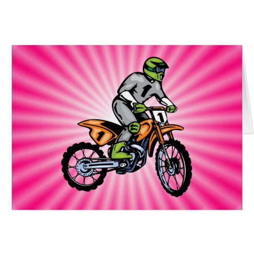 Pink Dirt Bike