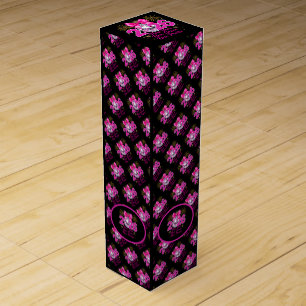 Pink Disco Ball 2026 with Fireworks and Praise Wine Box