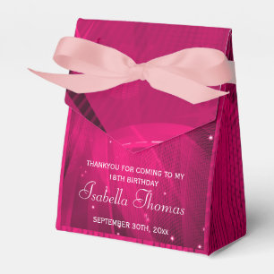 Pink Disco Ball and Sparkle Heels Favor box