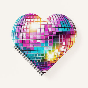 Pink Disco Ball Pattern Notebook