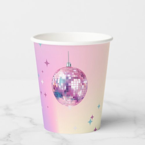 Pink Disco Birthday Party Cup