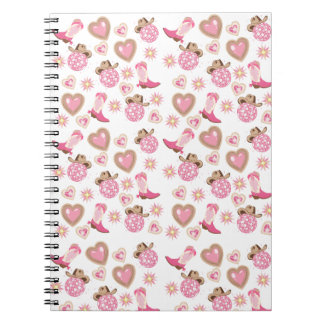 Pink Disco Cowgirl Spiral Notebook