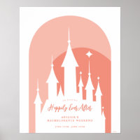 Pink Disney Princess Castle Bachelorette Party