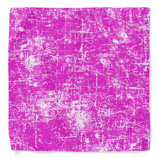 Pink Distressed Bandana (Front)