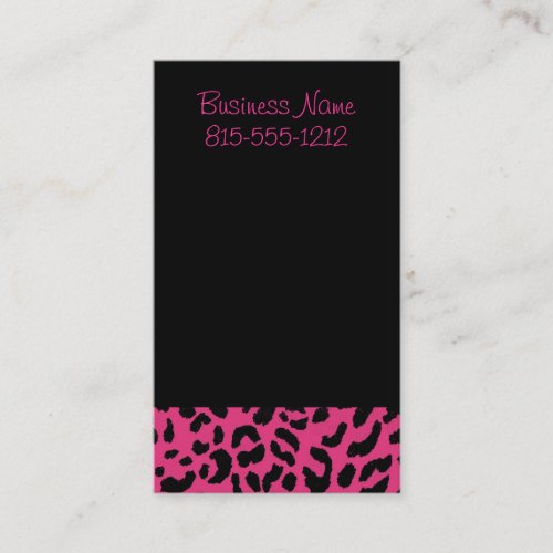 Pink Diva Business Card