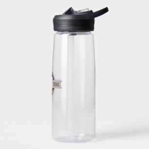 Pink Dog Digital Water Bottle