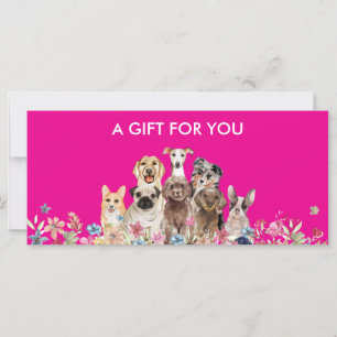 Pink Dog grooming boutique pet sitter gift